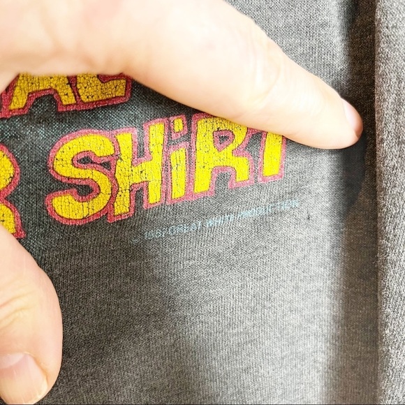 Vintage 80s Great White Bite Back Tour T-Shirt 1987 - Picture 8 of 12